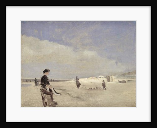 On the Beach on Norderney by Louis Kolitz
