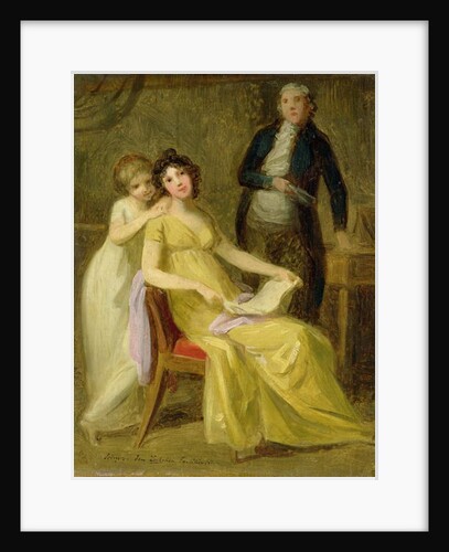 Sketch for a Group Portrait of the Loehr Banking Family, c.1801-02 by Johann Friedrich August Tischbein