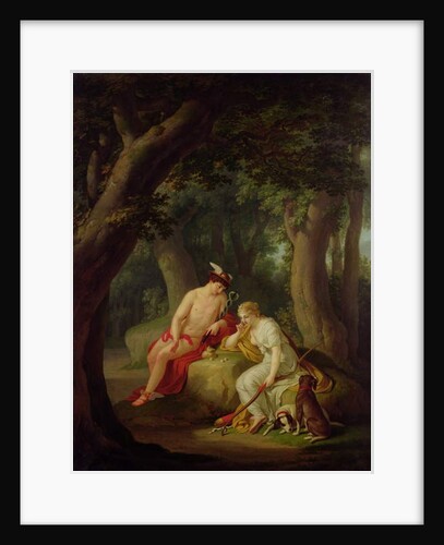 Diana and Mercury playing Dice, c.1788-90 by Johann August the Younger Nahl