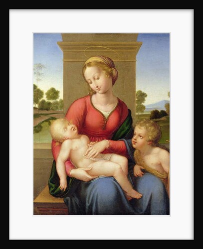 Madonna with Child and a young John the Baptist by Franz & Johannes Riepenhausen