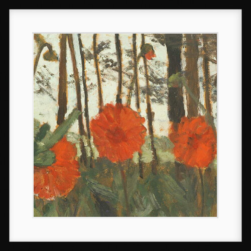 Poppies on the Edge of a Wood by Paula Modersohn-Becker
