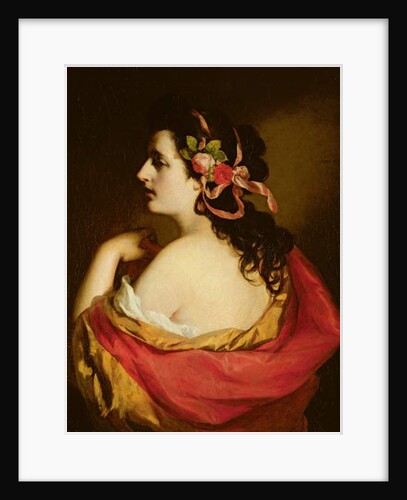 Portrait of a Young Girl, 1865 by Friedrich von Amerling