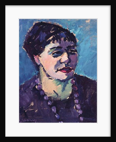 Portrait of Mrs Epstein by Alexej von Jawlensky