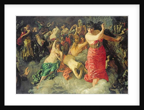 Scene from Dante's 'Divine Comedy', 1880 by Heinrich Wilhelm Truebner