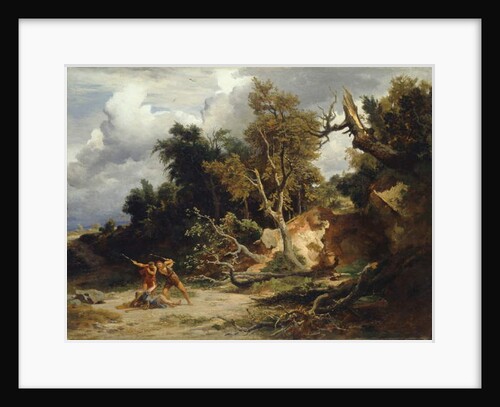 The Ambush c.1856 by Johann Wilhelm Schirmer