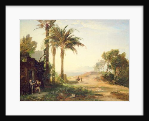 The Departure of the Man to Jericho c.1856 by Johann Wilhelm Schirmer