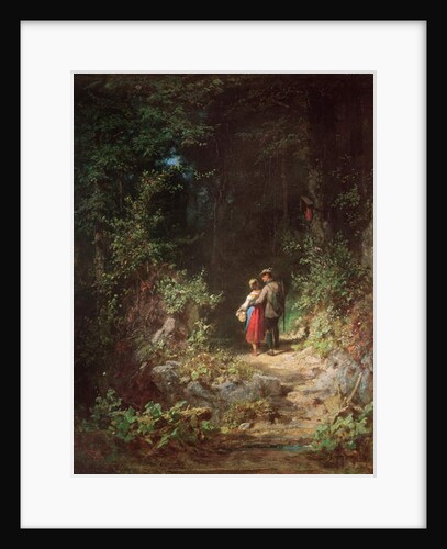 Lovers in a Wood, c.1860 by Carl Spitzweg