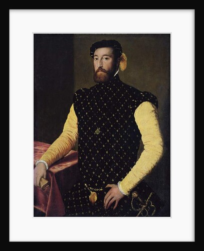 Man wearing the Cross of the Order of Alcantara, c.1550-5 by Spanish School