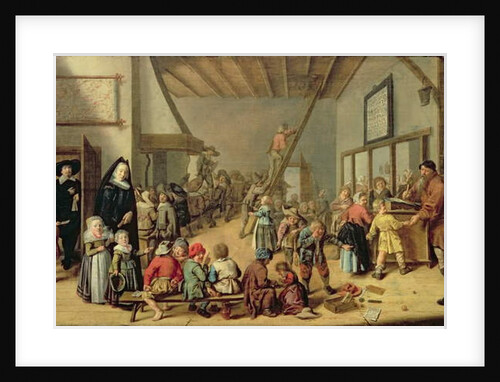The School Room, 1634 by Jan Miense Molenaer
