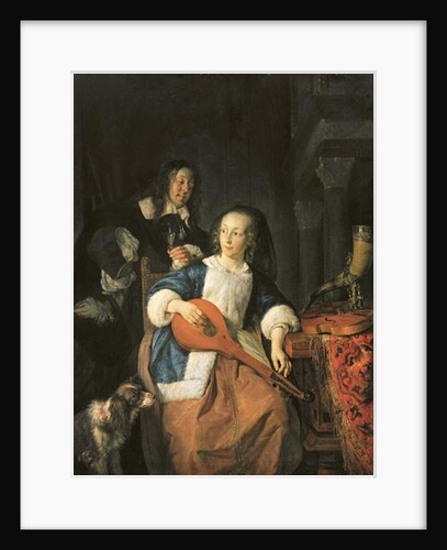 The Cittern Player by Gabriel Metsu