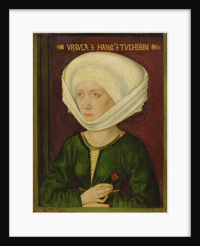 Portrait of Ursula Tucher, 1478 by Michael Wolgemut or Wolgemuth