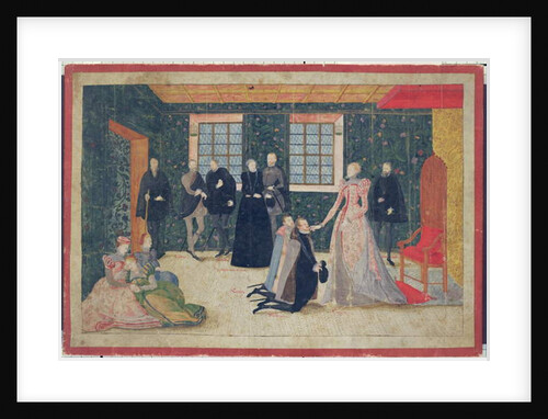 Queen Elizabeth receives Dutch Ambassadors by Dutch School