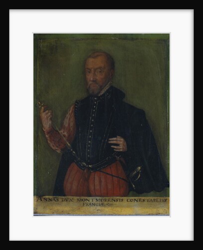 Portrait of Annas Duke of Montemorency, Constable of France by German School