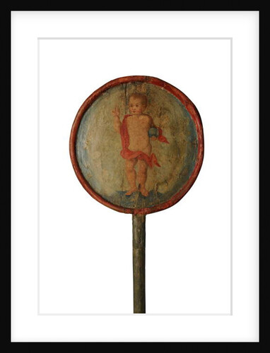 Processional Staff with painted decoration, Spain, c.1700 by Spanish School