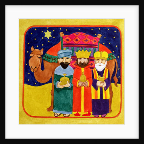 Three Kings and Camel by Linda Benton