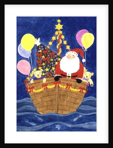 Santa's Boat by Linda Benton