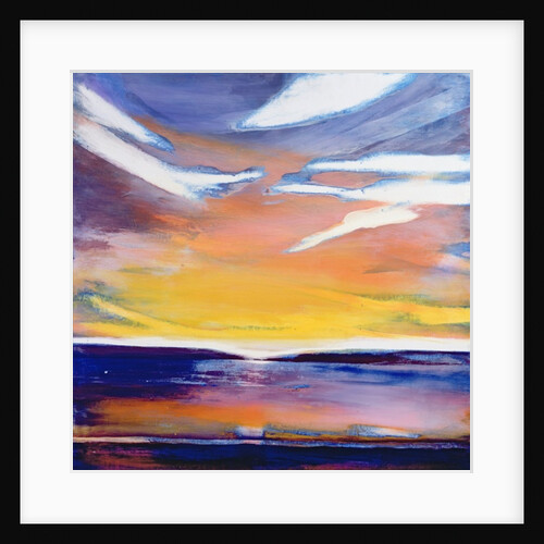 Evening seascape by Lou Gibbs