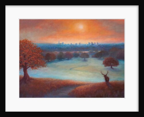 City View London from Richmond Park), 2017,Landscape by Lee Campbell