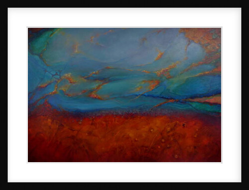 Opal and Amber, 2018 Textured abstract. by Lee Campbell