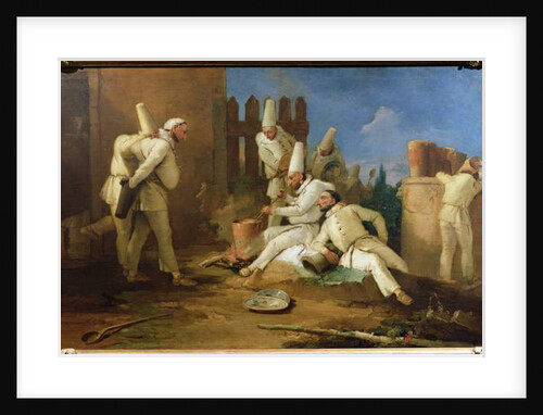 The Punchinello's Kitchen by Giovanni Battista Tiepolo