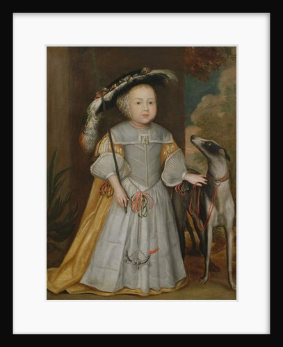 Young Boy and Pointer, 1650 by Dutch School