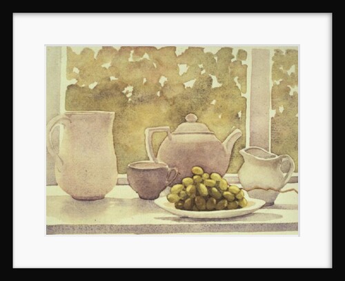 Still Life with Grapes by Lillian Delevoryas