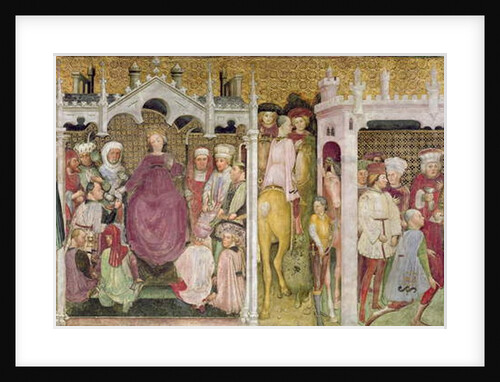 Queen Teodolinda enthroned by Zavattari Family