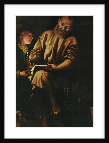 St. Matthew and the Angel by Girolamo Romanino