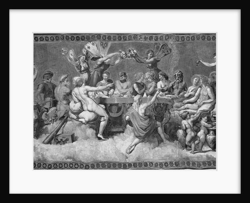 The Banquet of the Gods, ceiling painting of the Courtship and Marriage of Cupid and Psyche by Raphael