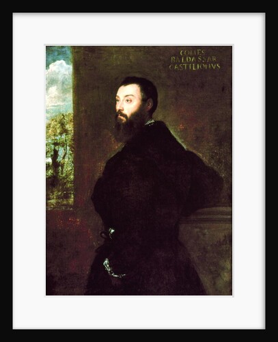 Portrait of Baldassare Castiglione 1523 by Titian (c.1488-1576)
