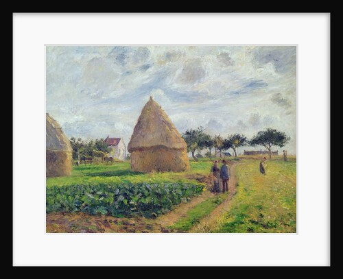 Haystacks by Camille Pissarro
