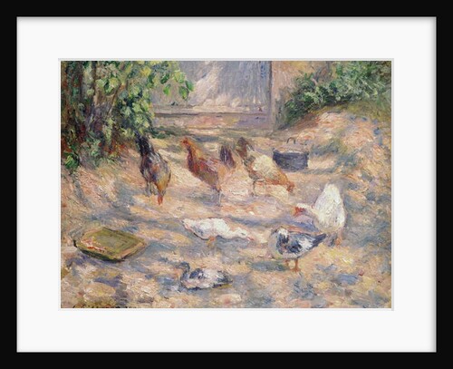 Farmyard at Pontoise, 1877 by Camille Pissarro