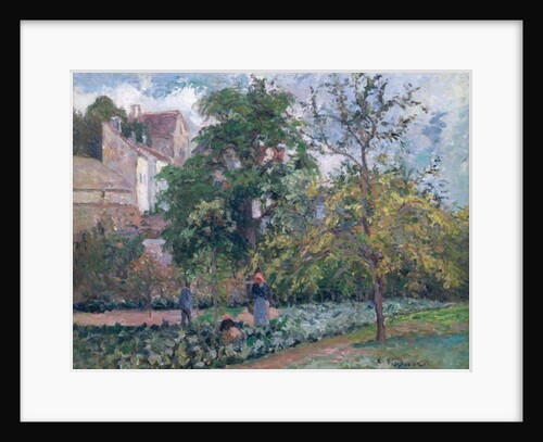 Orchard at Maubisson, Pontoise, 1876 by Camille Pissarro