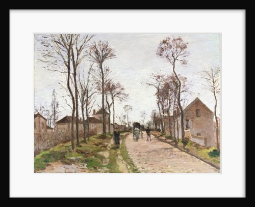 The Road to Saint Cyr at Louveciennes, c.1870 by Camille Pissarro