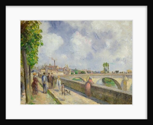 The Bridge at Pontoise, 1878 by Camille Pissarro