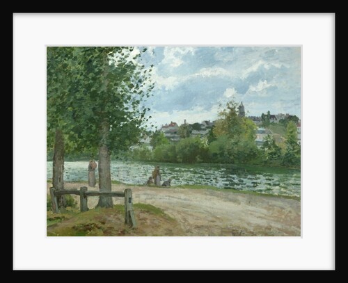 The Banks of the Oise at Pontoise, 1870 by Camille Pissarro