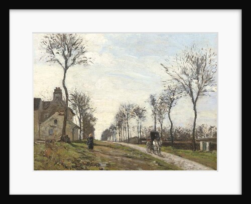 Road in Louveciennes, 1870 by Camille Pissarro