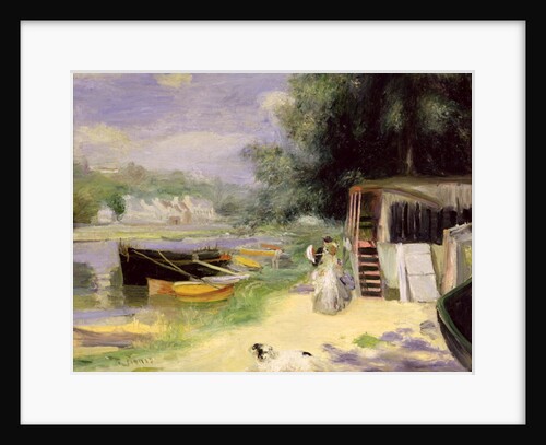 View of Bougival, 1873 by Pierre Auguste Renoir