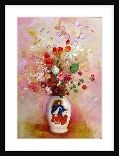 Bouquet of Flowers in a Japanese Vase, c.1905-08 by Odilon Redon