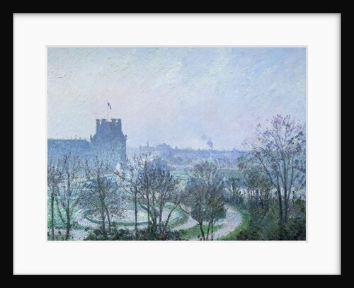 White Frost, Jardin des Tuileries, 1900 by Camille Pissarro