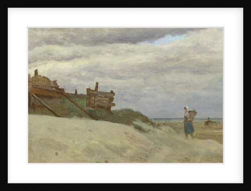 The Beach at Dunkirk, 1857 by Jean Baptiste Camille Corot