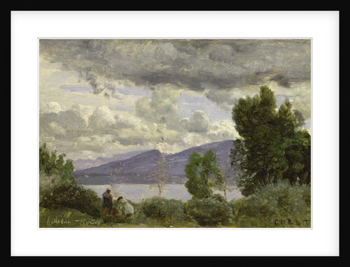 View of Chalet de Chenes, Bellvue, Geneva, 1857 by Jean Baptiste Camille Corot