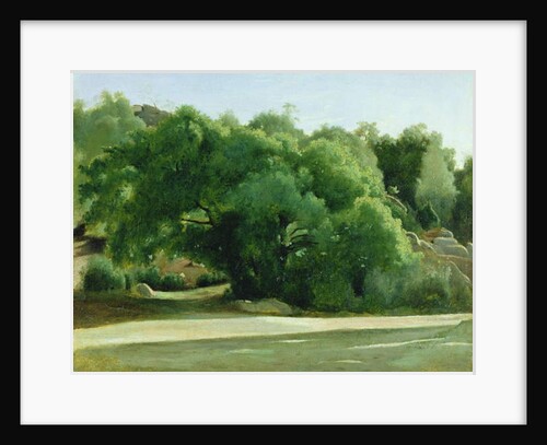 Fontainebleau, the Road to Chailly, c.1822-24 by Jean Baptiste Camille Corot