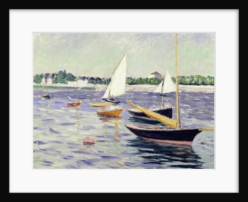 Sailing Boats at Argenteuil, 1891 by Gustave Caillebotte