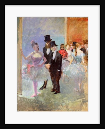 The Wings of the Opera c.1887 by Jean Louis Forain