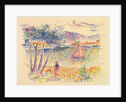 Sailing Boats at the Seaside by Henri-Edmond Cross