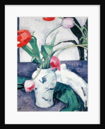 Still Life: Tulips in a Chinese Vase, 1924 by Samuel John Peploe