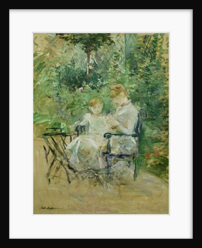 In the Garden, c.1885 by Berthe Morisot