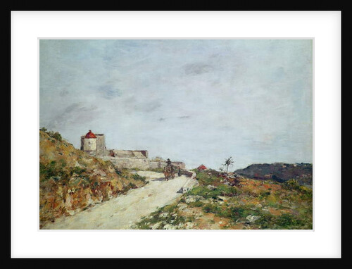 The Road to the Citadel at Villefranche, 1892 by Eugene Louis Boudin
