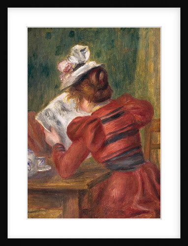 Young Girl Reading, 1897 by Pierre Auguste Renoir